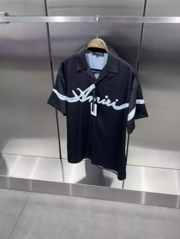 Camisa Amiri Negra Verano